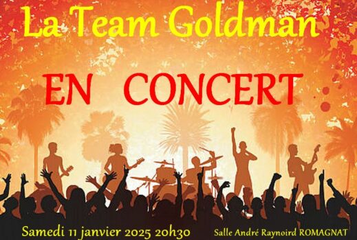 Concert de la team Goldman