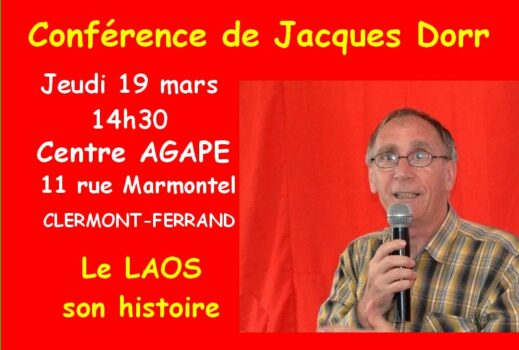 Conférence de Jacques Dorr
